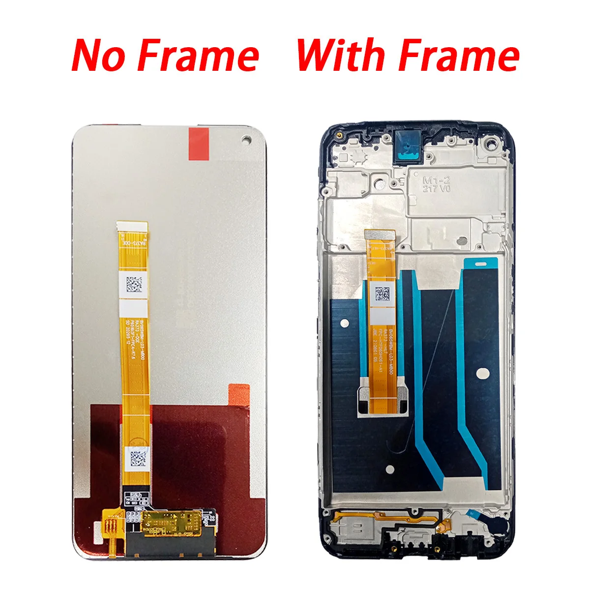 Display for Oppo A53 A53s Lcd Display Touch Screen Digitizer Assembly with Frame,for Oppo A53s CPH2139 CPH2135 LCD Replacement