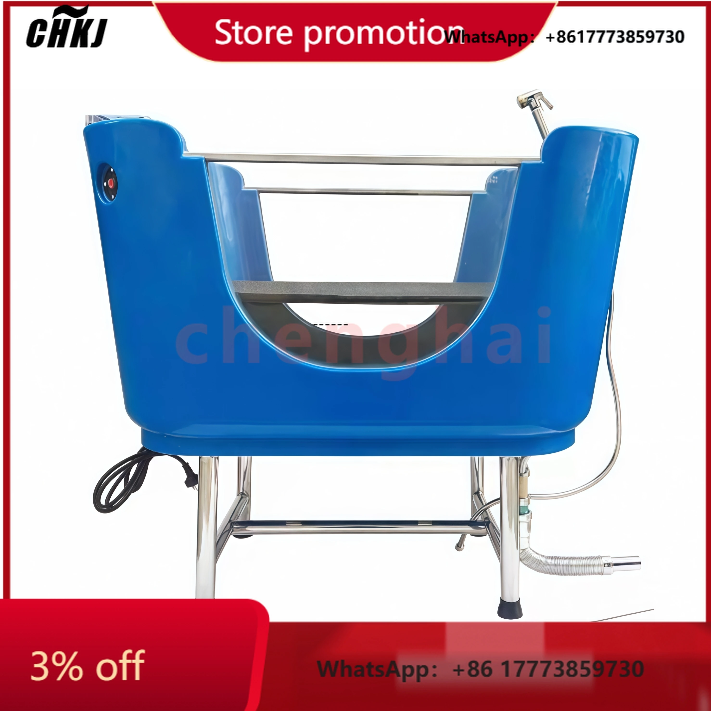 

CHKJ-2025NEWOzone Surf Bubble Massage Machine Pet Bath Tub Dog Grooming Bathtub cat Spa Massage Bath Tub for Dogs and Cats