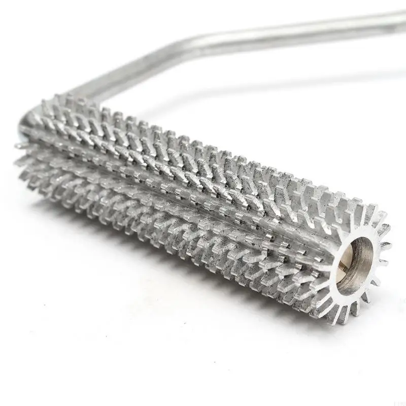 F19B 75x21mm Laminating Bubble Roller Aluminum Alloy Fiberglass Paddle Roller Bubble Roller Tool Comfortable