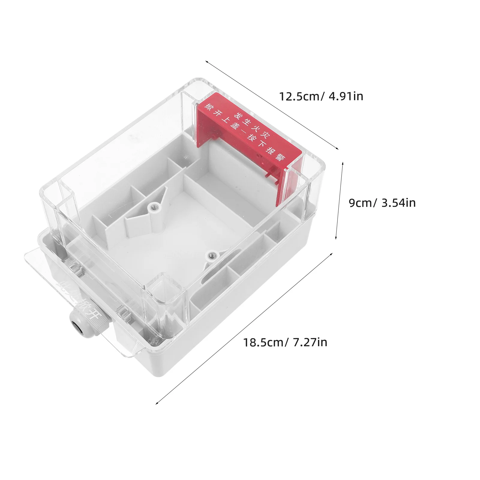 Cubierta transparente para punto de llamada Manual, protección de cobertura completa, Protector de botón de parada de emergencia, Protector de interruptor, cubierta de bloqueo de botón pulsador