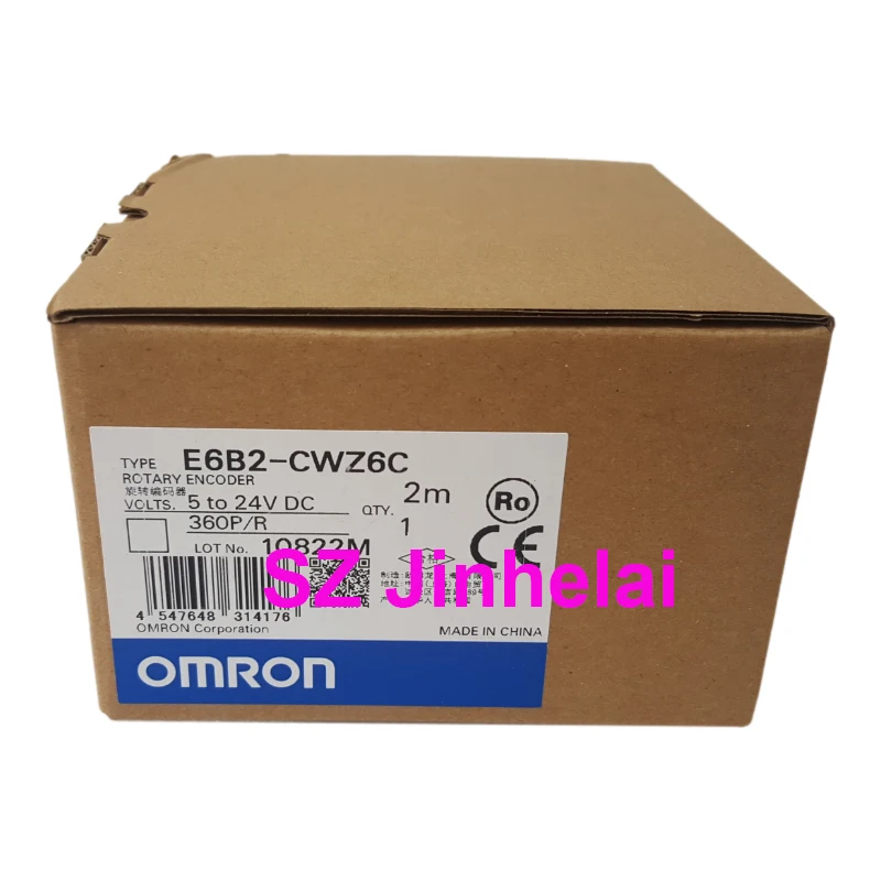 Imagem -06 - Omron E6b2-cwz6c 100 200 360 500 600 1000 1024 2000p r Autêntico Lineaire Original Alongar Mini Codificador Rotativo Incremental 24vdc