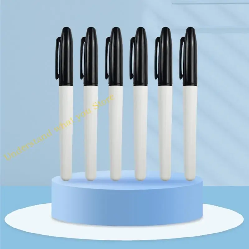 

J60A 6pcs Whitebord Написание ручки исчезает воздух стиральная ручка на водных ручках.