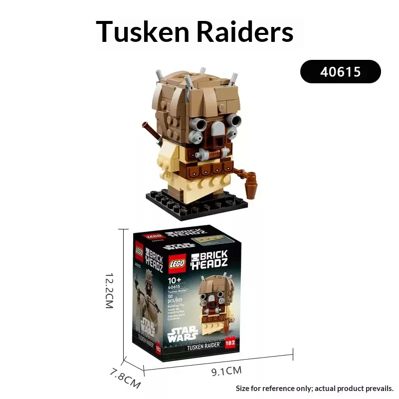 Lego Block Square Head Series 40615 Tusken Attacker Splicing Blocks Children's Toys Gift Gift