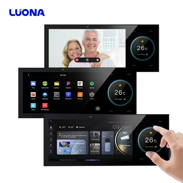 

Универсальная Android-панель управления с беспроводным управлением, 6-дюймовым IPS-дисплеем, встроенным шлюзом Zigbee, совместимая с Smart Life