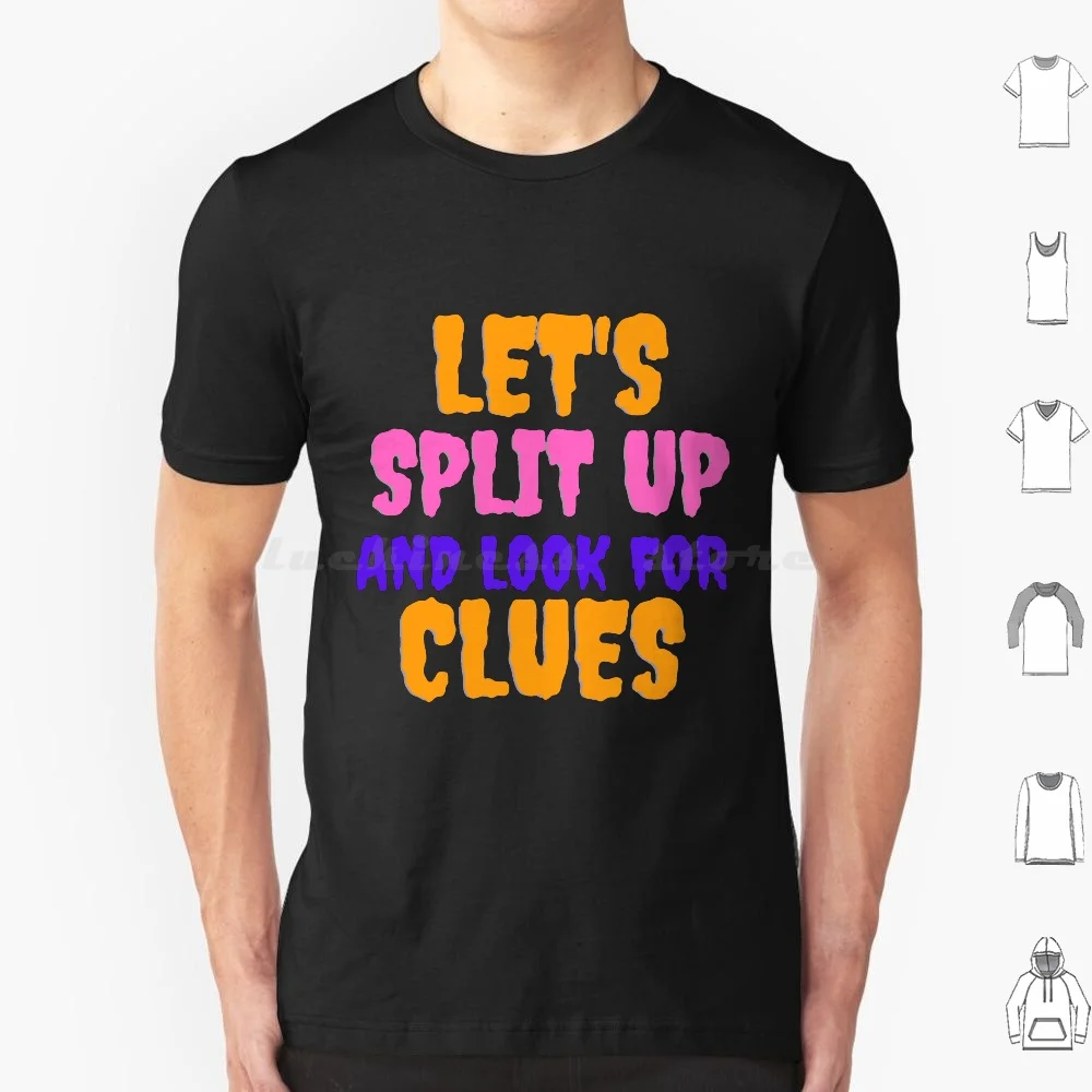 Il faudra nous séparer. T-shirt en coton 6xl, Cool, Zoinks Shaggy Pop Art, Velma Fred Daphne Snacks, dessin animé drôle
