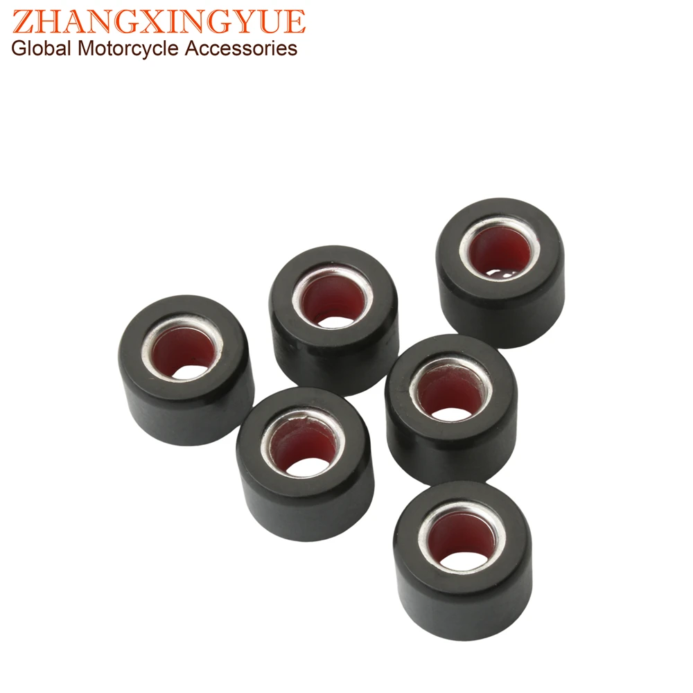 6PC PCX125 PCX150 SH125 SH150 Variator Weights 20x15mm 18g For Honda PCX SH NES S-Wing Spacy 125cc 150cc 4-Stroke