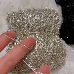 50g/Ball Colourful Glass Silk Yarn Wool Hand Knitting Cord DIY Handcraft Doll Sweater Hat Bag Making Crochet Thread