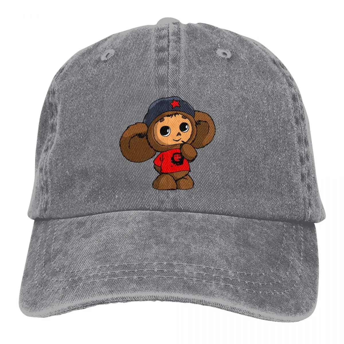 CCCP Baseball Caps Peaked Cap Cheburashka Cute Soviet Russian Cartoon Sun Shade Hats for Men Women