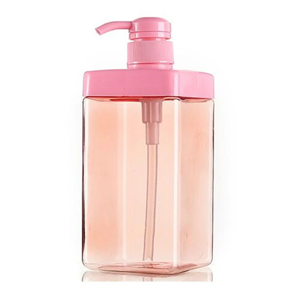 

2Pcs Plastic Pump Lotion Bottles Refillable Large Capacity Shower Gel Containers Smooth Nozzle for Bathroom Travel Shampoo