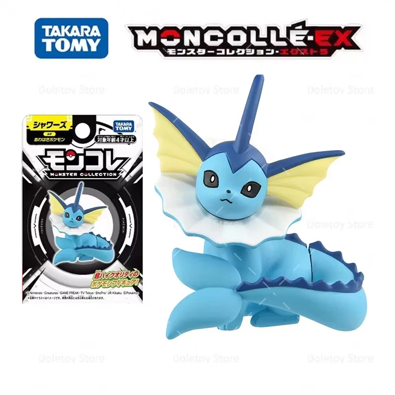 TAKARA TOMY Pokemon Figure Toys Eevee Jolteon Flareon Leafeon Glaceon Umbreon Figure Trainer Ash Ketchum Leon Action Model - view 4