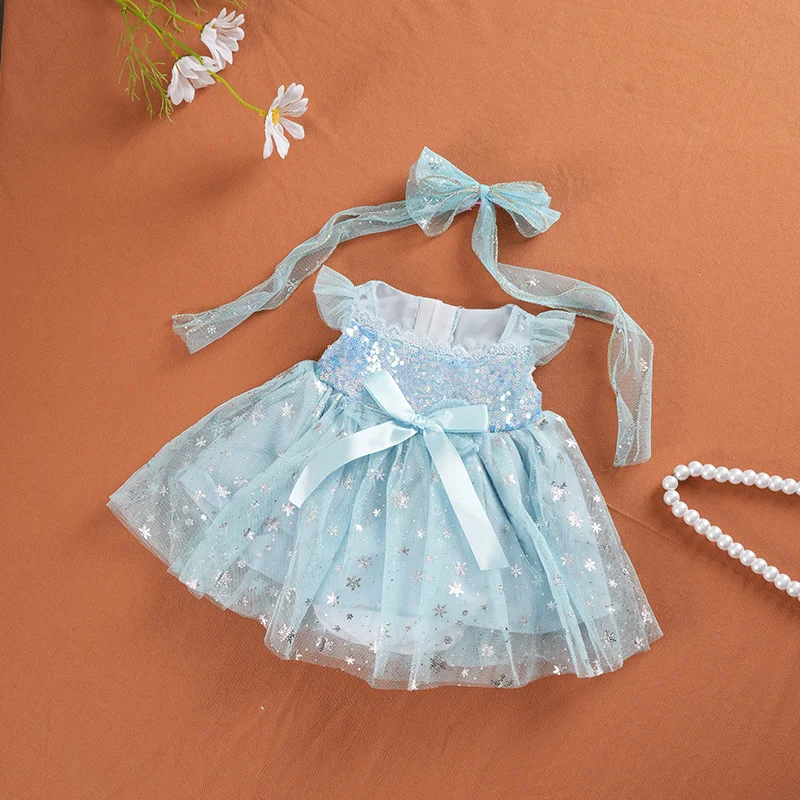 Doll Clothes for 55cm Reborn Dolls Cute Dress for Reborn Bebe Doll Accessories Skirt for 22inch Doll Clothes Doll Accessories