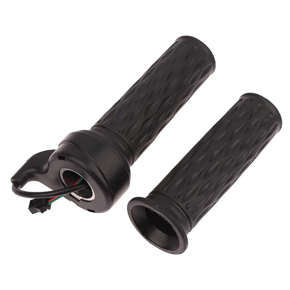 1Pair Twist Throttle Turn Handle Hall Sensor Universal Accelerator Handle Grip 12-72V Electric Bicycle Accessory