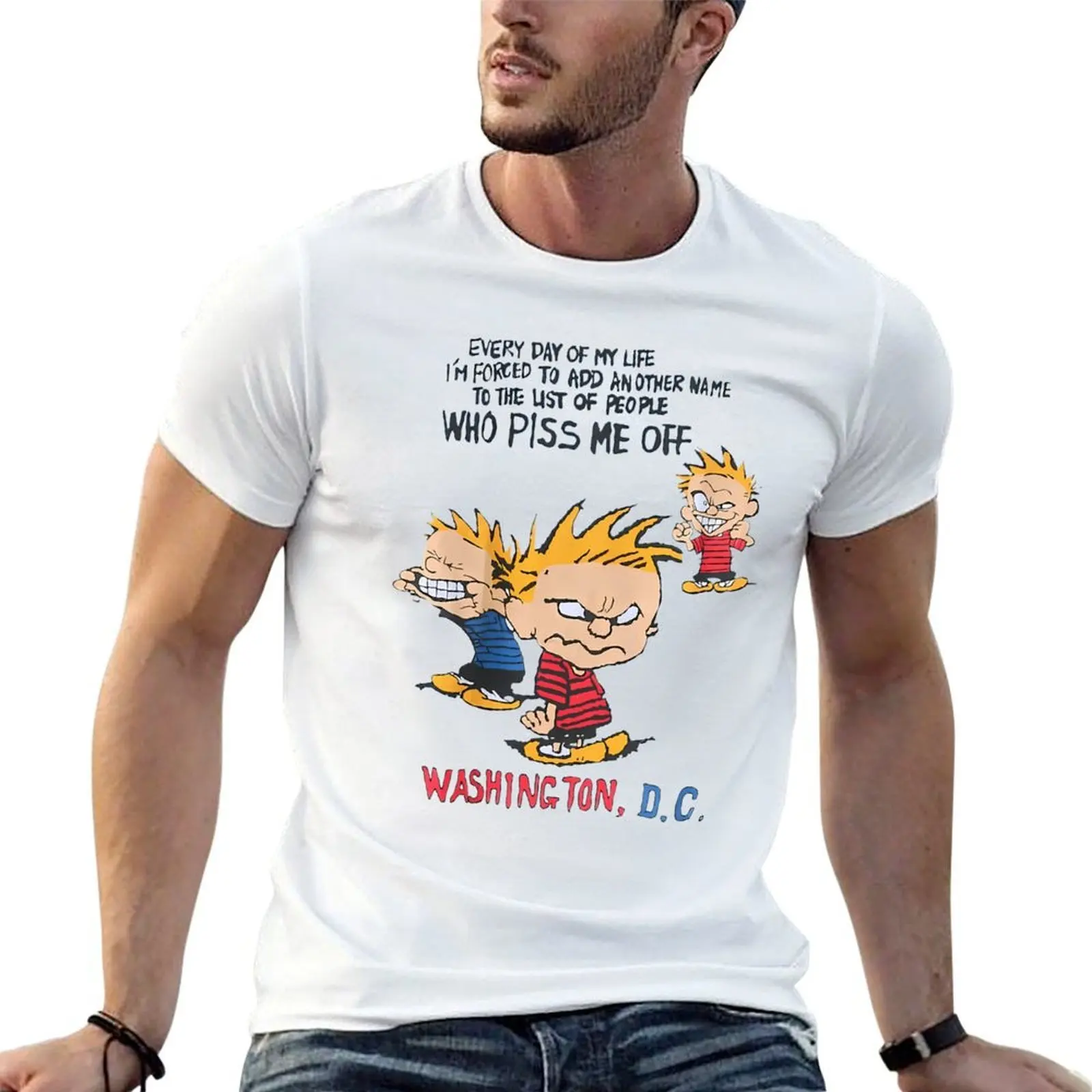 

percent man Calvin 100 t shirts shirt man for man T-Shirt and t for Vintage Hobbs cotton t shirt summer cotton