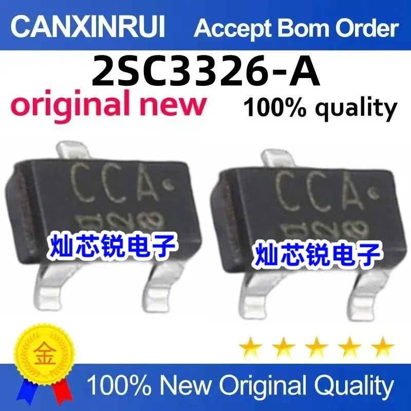 (5-100 pieces) NPN switch diode 2SC3326-A silk screen CCA CC beginning SOT-23 spot chip IC