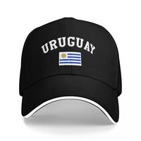 Uruguay Flag Camping Baseball Caps Women High-end Male Beach Sunscreen Hat Peaked Cap
