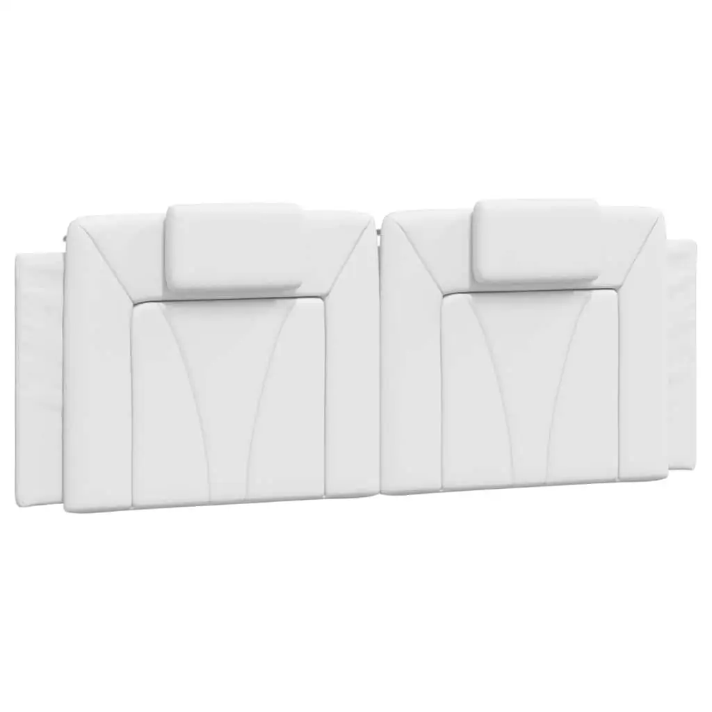 White Faux Leather 59.8'' Headboard Cushion for Extra Comfort & Style