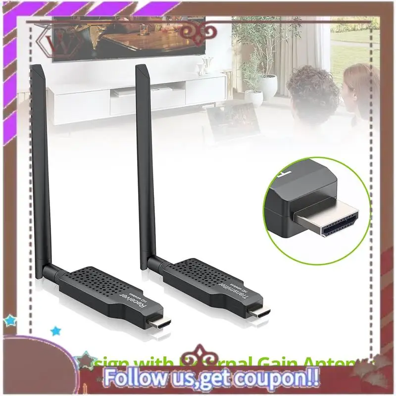 ABBG-Wireless -Compatível Transmissor Andreceptor Adaptador Compatível Sem Fio