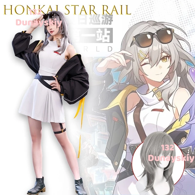 

Sexy Honkai Star Rail The Trailblazer Cosplay Costume Unisex Full Set World Travel Casual Outfit Star Halloween Design
