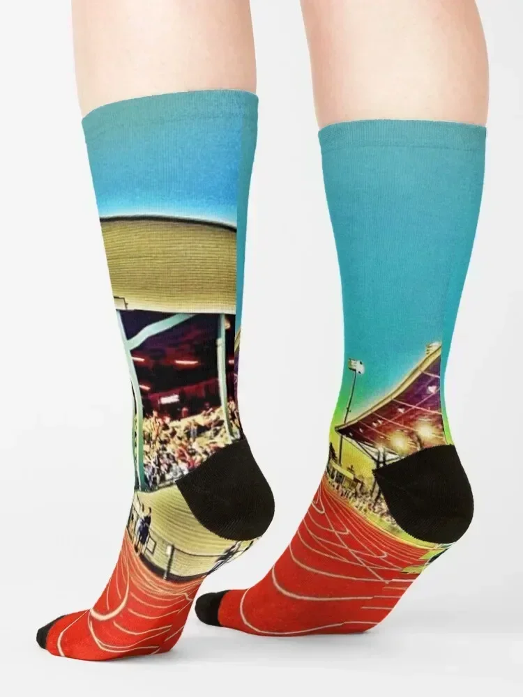 Runners Track and Field Pop Art Socks cartoon Antiskid soccer designer brand aesthetic Socks Woman Men's