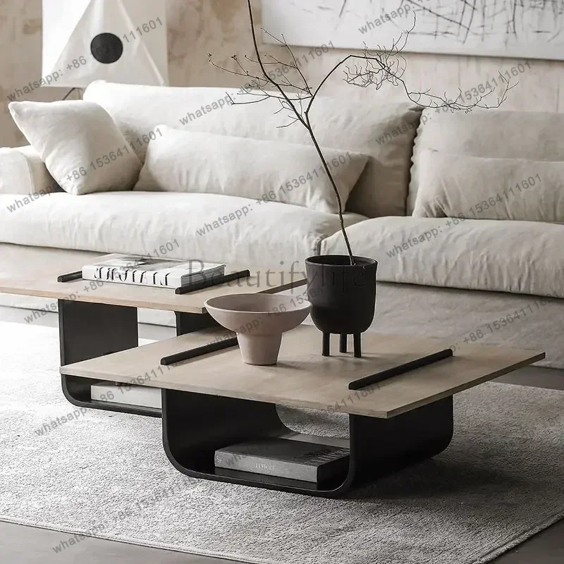 Adjustable Luxury Coffee Tables Modern Books Rectangular Nordic Coffee Tables Book Minimalist Table Basse Pour Salon Furniture