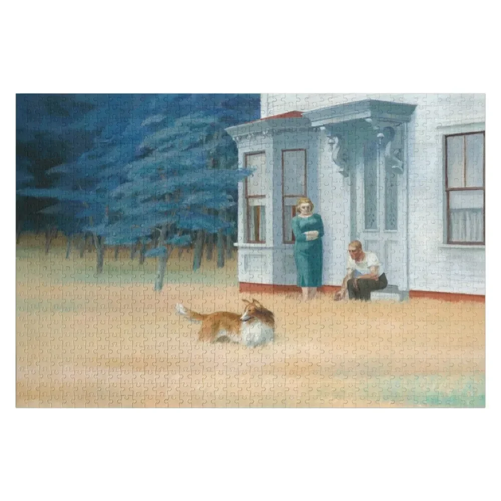 

Edward Hopper. Cape Cod Evening, 1939. Jigsaw Puzzle Custom Photo Christmas Toys Puzzle