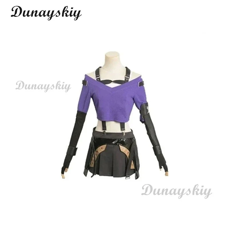 

x;3,c'5\b/ VII Remake Tifa Lockhart Cosplay Costume Adult Women Party Blue Dress Outfit Halloween Carnival Suit 6 styl5'g,7\j'8/