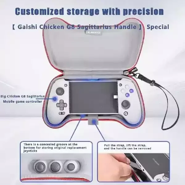 ل Gamesir G8/G8 Plus أذرع التحكم في ألعاب الفيديو حقيبة التخزين المضادة للسقوط لعبة الملحقات المضادة للضغط المضادة للزلازل حقيبة تخزين التحكم #4