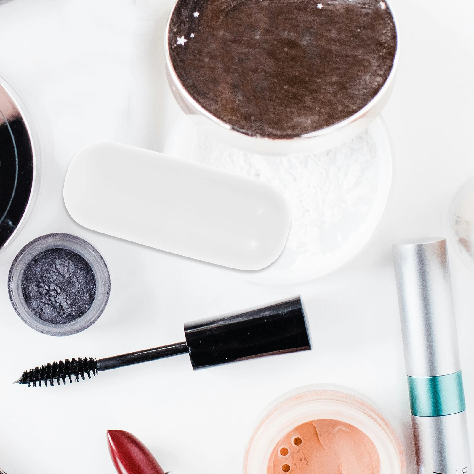 

8 Pcs Empty Capsules Plastic Multi Purpose Empty Capsules Fillable Tubes White Lipstick Boxes Multi purpose Travel Storage