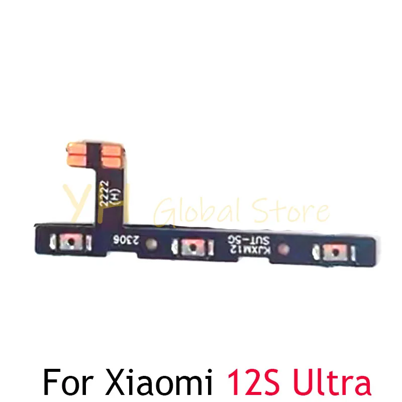 

5PCS For Xiaomi Mi 12 12S 12X Pro Lite Ultra Power On Off Switch Volume Side Button Flex Cable Repair Parts