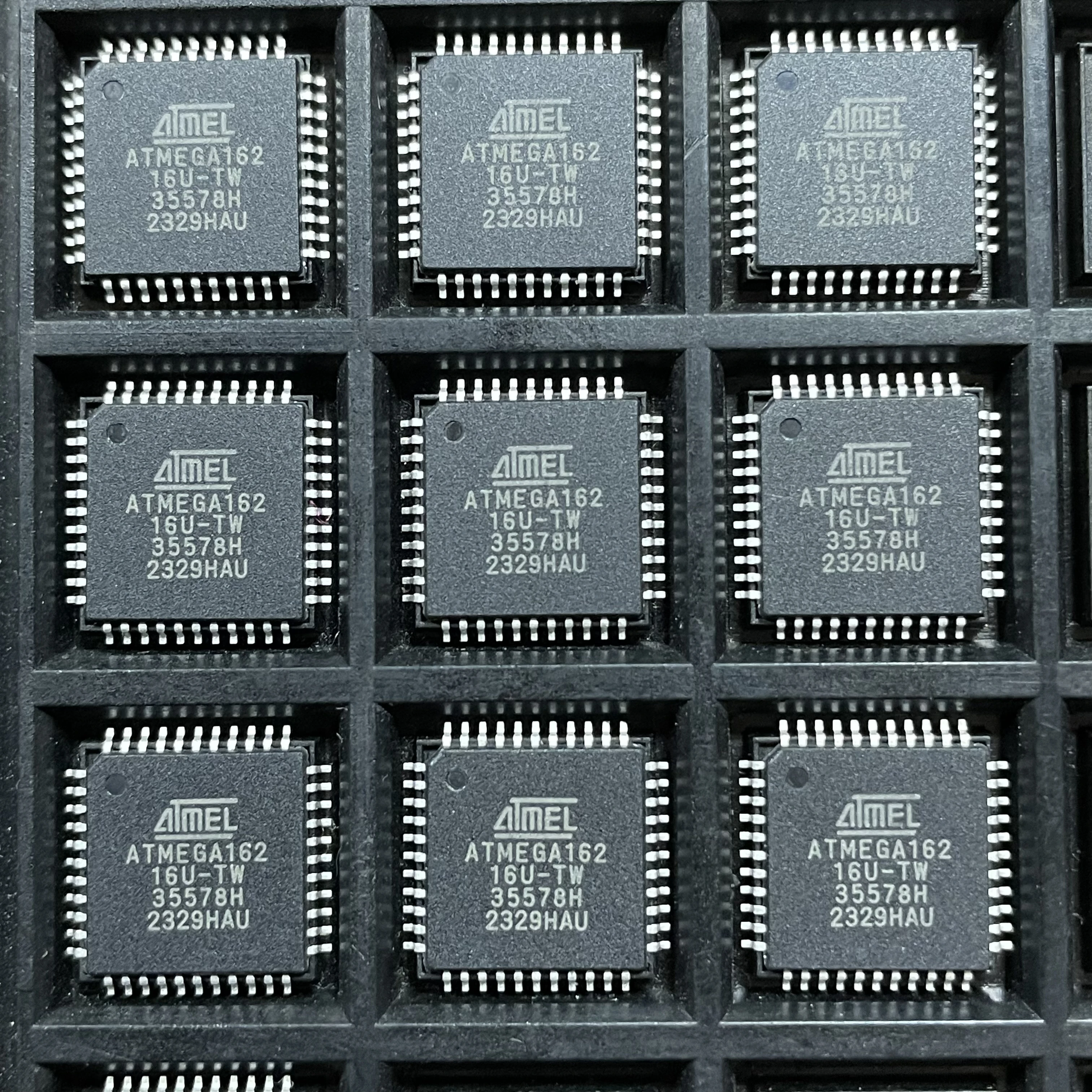 ATMEGA162 10pcs 100% Original ATMEGA162-16AU TQFP-44 8-bit Microcontrollers MCU 16kB Flash 0.5kB EEPROM 35 I/O Pins