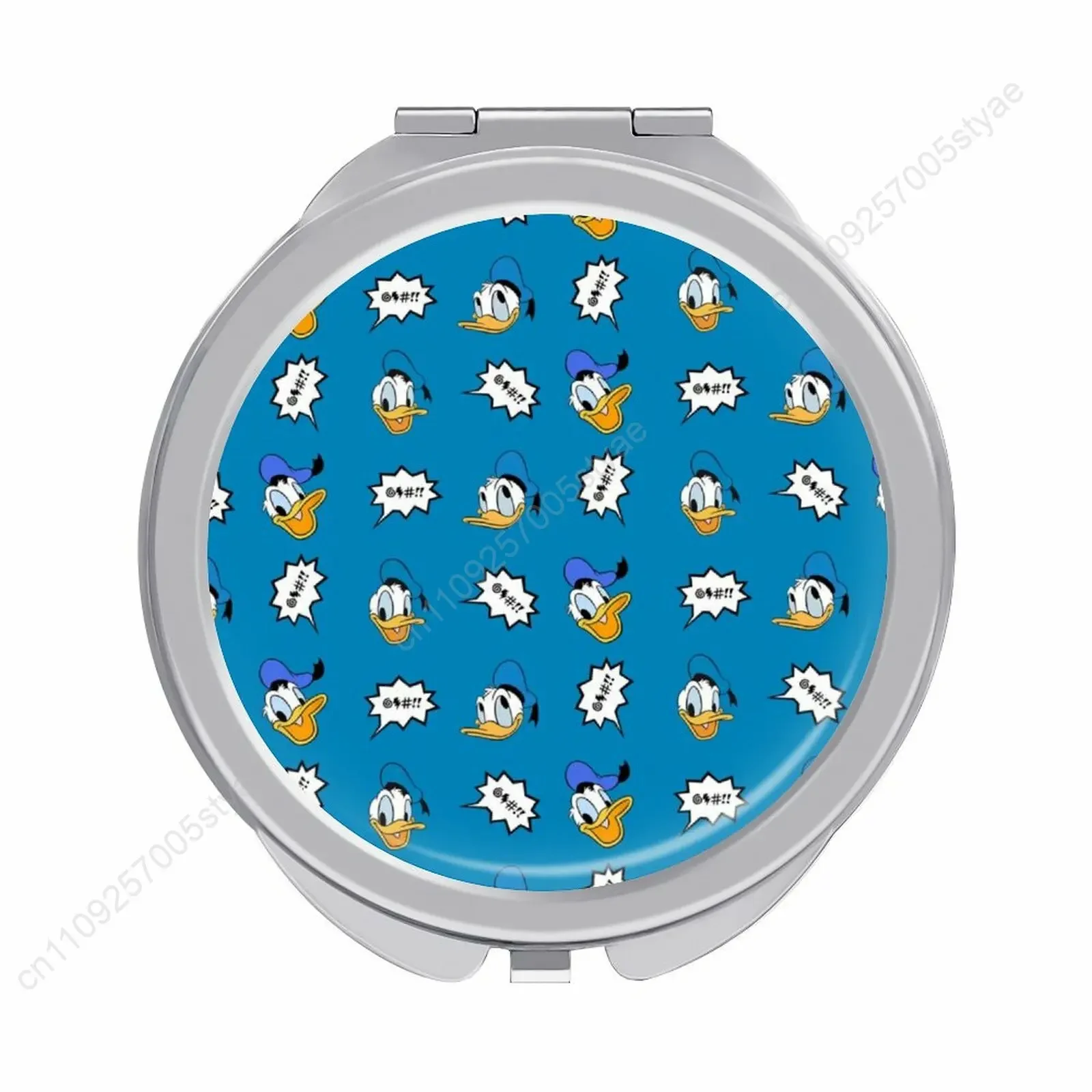 

Donald Duck Makeup Mirror Disney Cartoon Custom Mirror Design Your Photos Logo Text Portable Travel Holiday Parties Souvenir