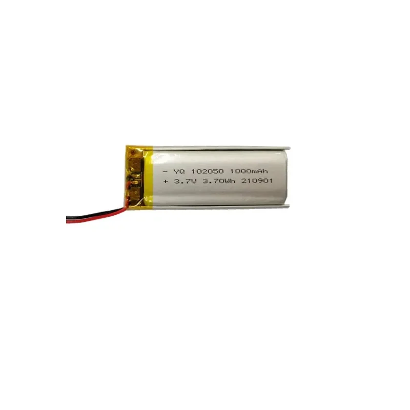 102050 3.7V 1000mAh Lipo Cells Lithium Polymer Rechargeable Battery for GPS Recording Pen LED Light Beauty Instrument with PCB