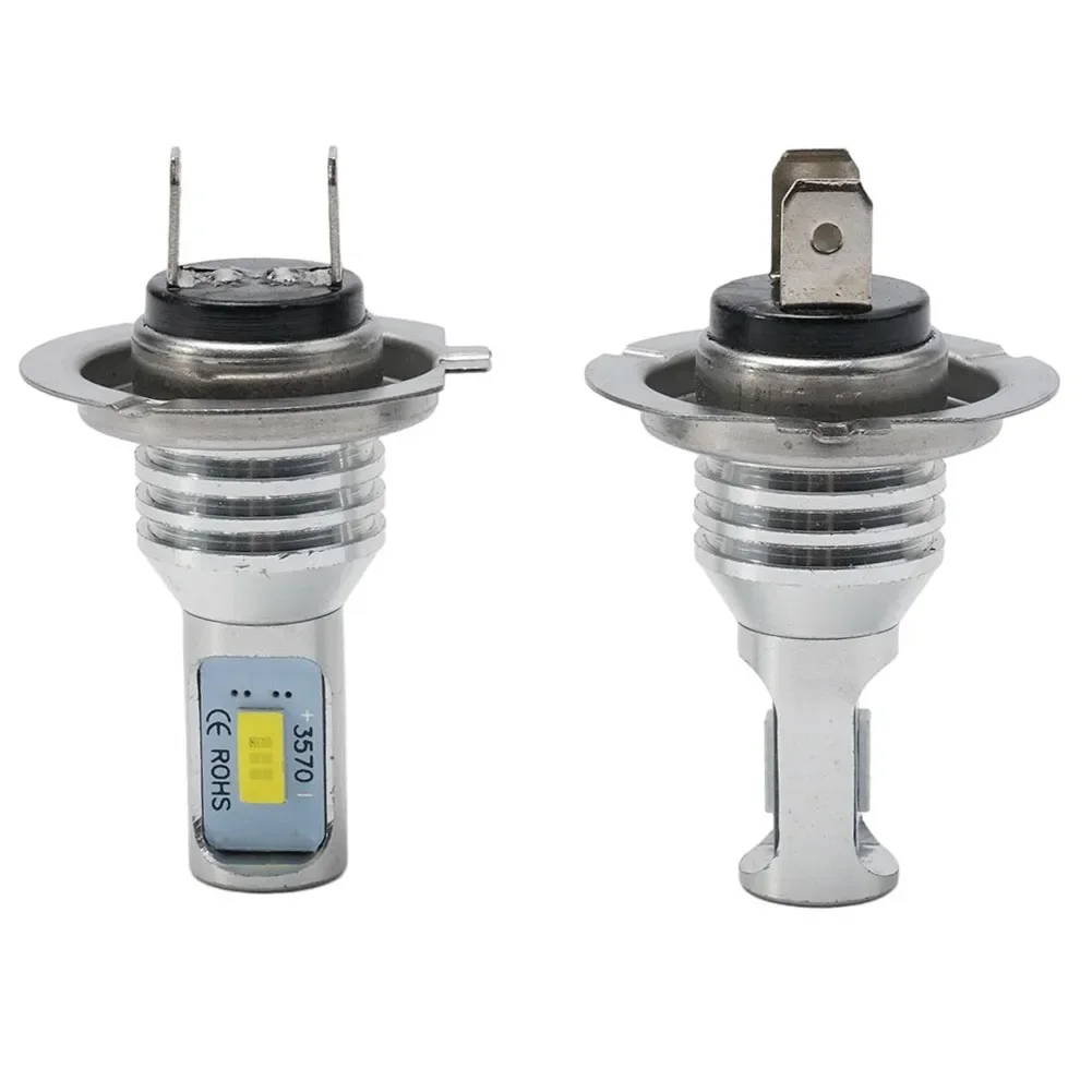 1Pair H7 Xenon White Daytime Running Lights High Low Beam DC12-24V 55W 8000LM 6000K Super Bright Car Headlight Bulbs