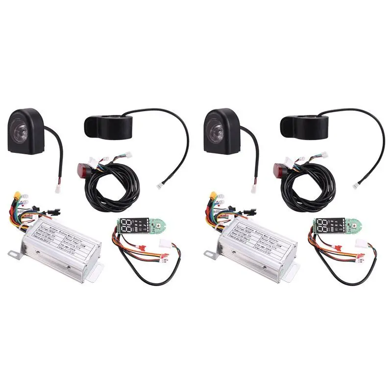 

ABKV-2X 36V 350W Brushless Controller+Bluetooth Meter+Light+Accelerator Kit For M365/M365 Pro Electric Scooter