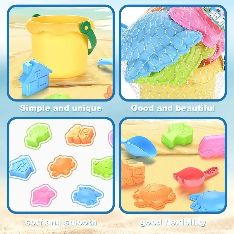 11 Pcs Beach Sand Toy Set Outdoor Summer Game Children Gift For Kids Toddlers Boys And Girls Birthday Gifts For Childrens