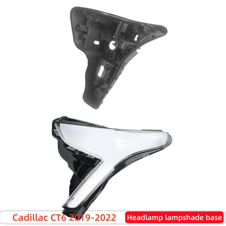 For Cadillac CT6 2019 2020 2021 2022 Car Accessories Base Head Lamp Shell Back Casing Glass Lamp Shell