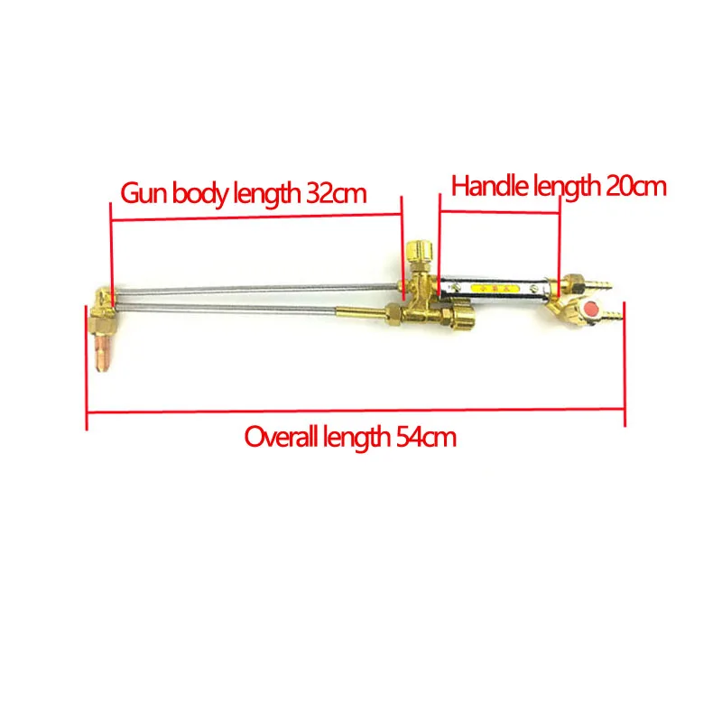 Shot Suction Torch G01-30 / G01-100 Copper Cutting Gun Oxygen Acetylene Propane Stainless Steel Extended Welding Accessories