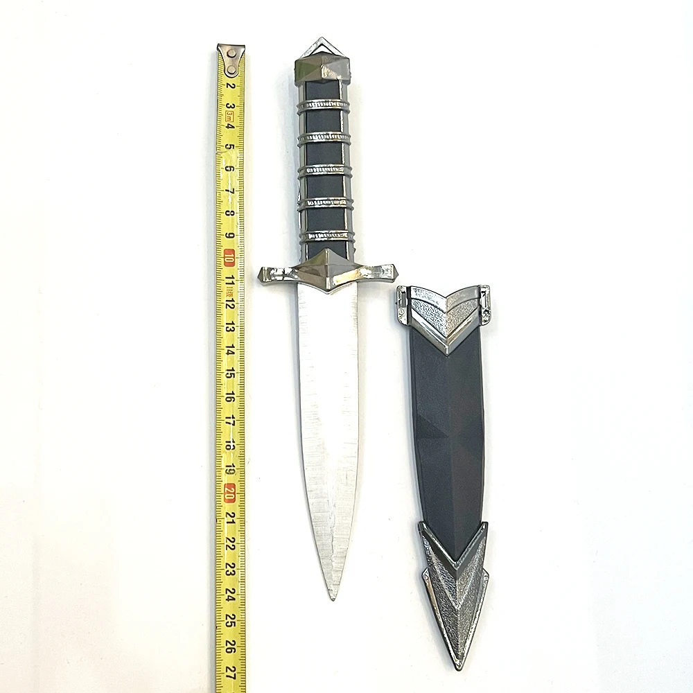 Mini espada de tiburón de 27 CM, cuchillo en miniatura hecho a mano, cuchillo decorativo coleccionable y adorno de espada, regalo creativo para amigo, juguete para niño
