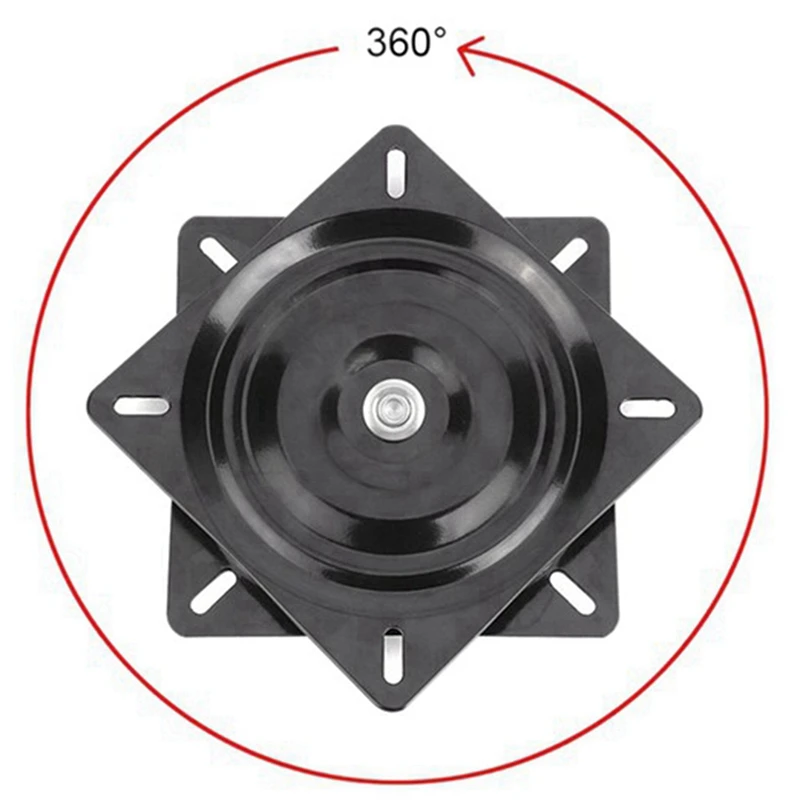 3Pcs 6 Inch Boat Seat Swivel Plate Fishing Boat Marine Seat Swivel Rotation 360 Degree Rotation Universal Set