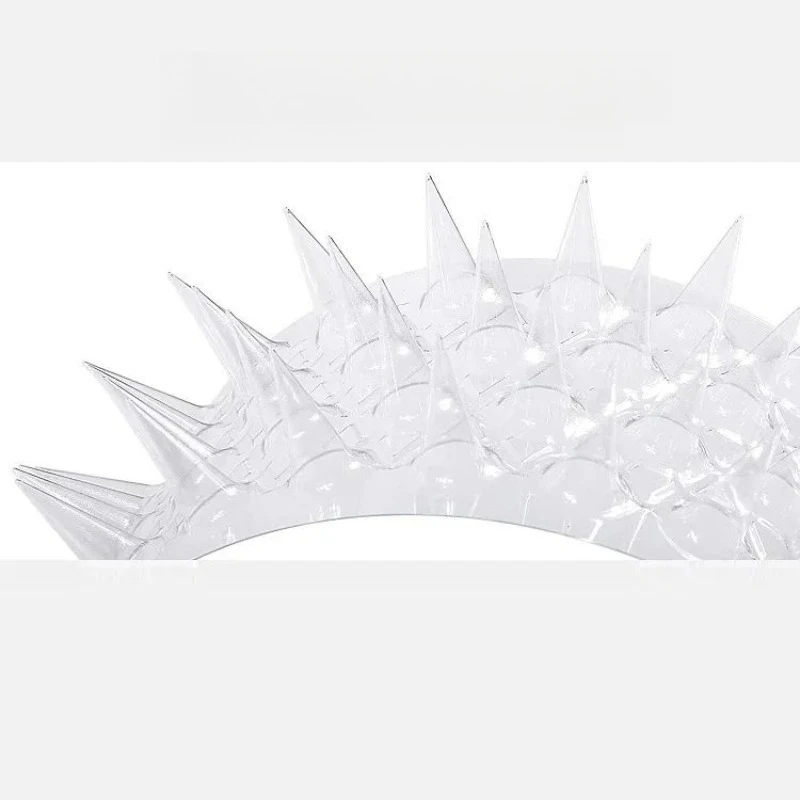 10/20/30Pcs Spikes Repeller Katze Kunststoff Vogel Repellent 10/20/24Pcs Spikes Repeller katze Kunststoff Vogel Repel PVC Transparent – Detail 4
