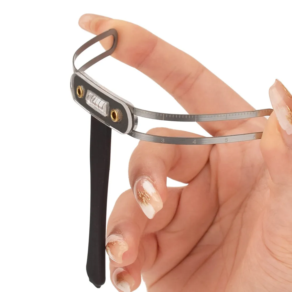 

Stainless Steel T-Shape Eyebrow Tattoo Ruler with Clear Scales for Precise Positioning Brow Mapping Microblading Tool Eyebrow