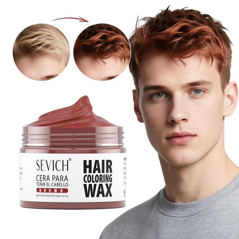 Cera de Color para el cabello de Halloween, 50g/120g, 13 colores, tinte temporal DIY, cera de barro para el cabello, crema de Color para el cabello para fiesta diaria, Cosplay, hombres y mujeres
