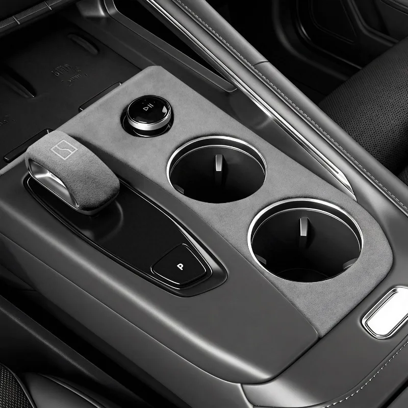 

For Zeekr new 001 2026 Central control gear shift panel armrest box glass lifting button decorative sticker protective frame
