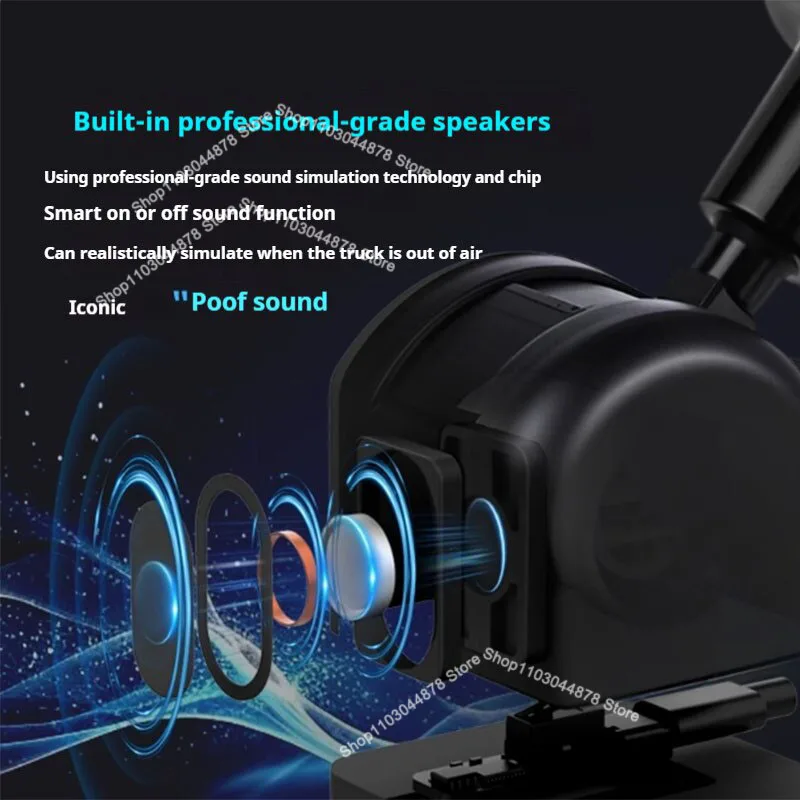 ألعاب PC USB Simracing فرملة اليد صوت تحرير الهواء لـ Logitech G923 G27 G29 Thrustmaster T300 لشاحنة ETS2 الأوروبية/الأمريكية #5