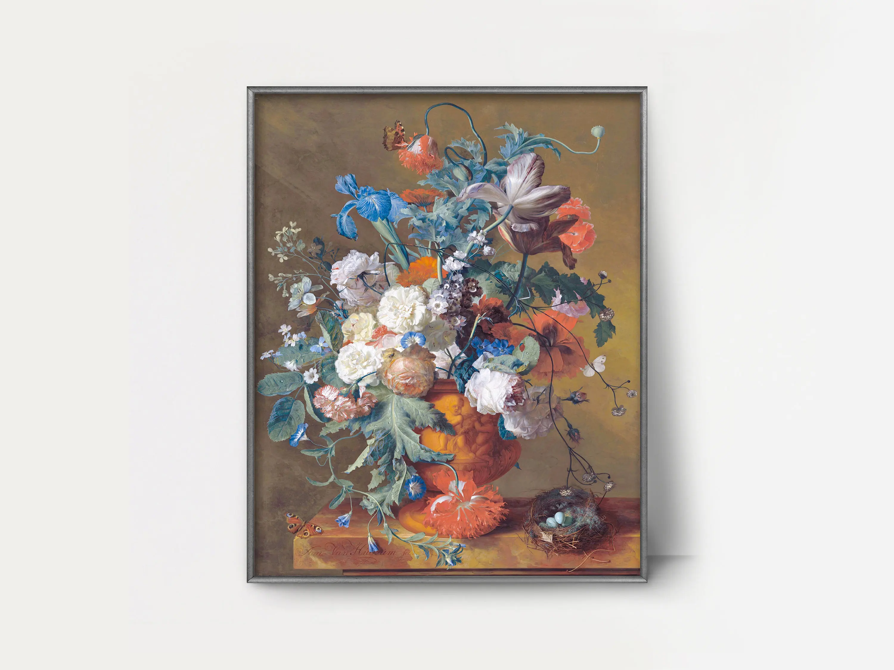 Floral Blush Pink Roses Crystal Vase Manet Van Gogh Flowers Poster Print Wall Art Pictures Canvas  Room Home Decor Gift