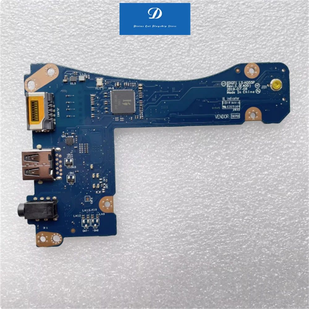 FOR Dell Alienware M17 R2 Audio USB Board LS-H355P 02VRGK