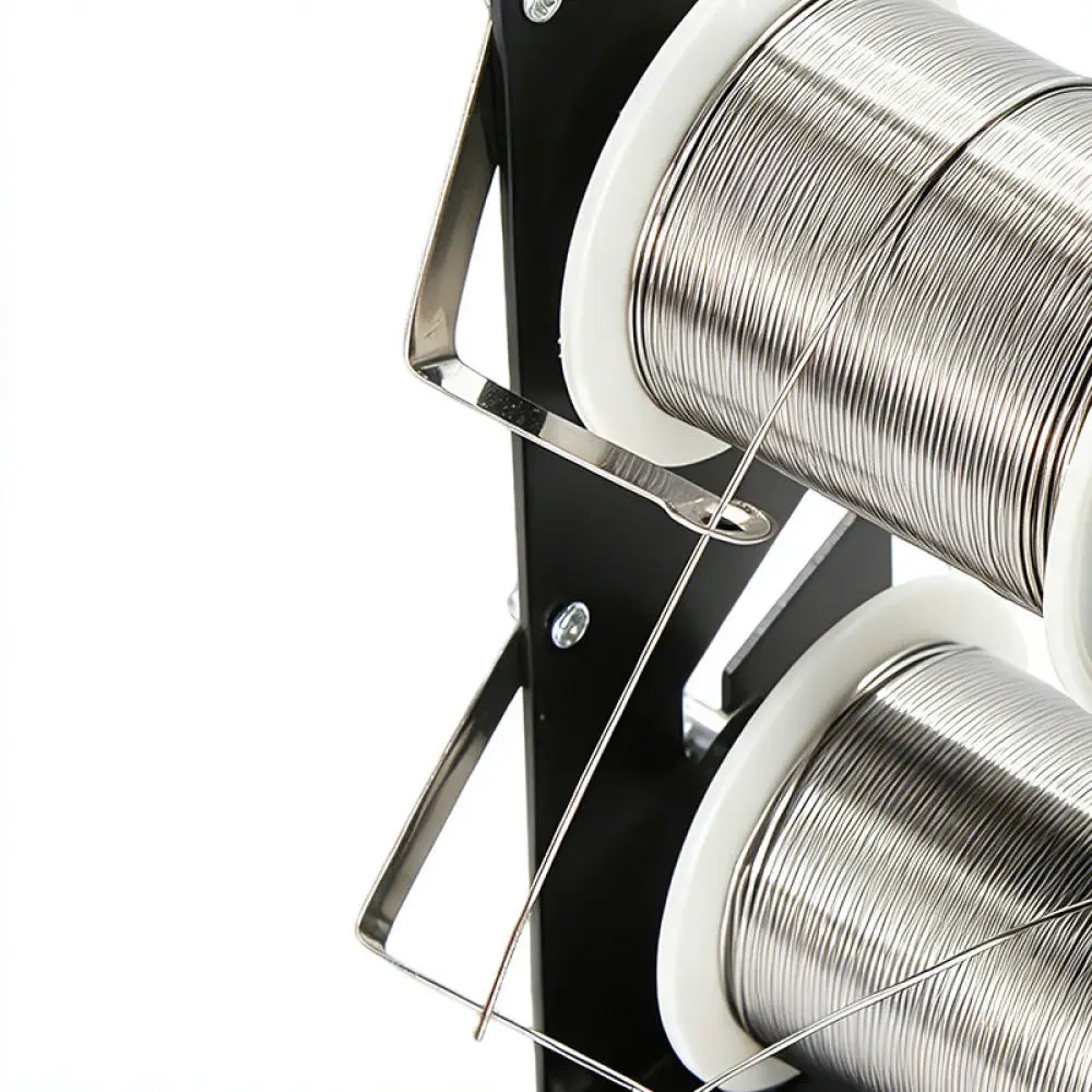 Premium Solder Wire Dispenser Holder Stand For Soldering Station Metal Reel Feeder Support Tool Electronics Repair Accessory