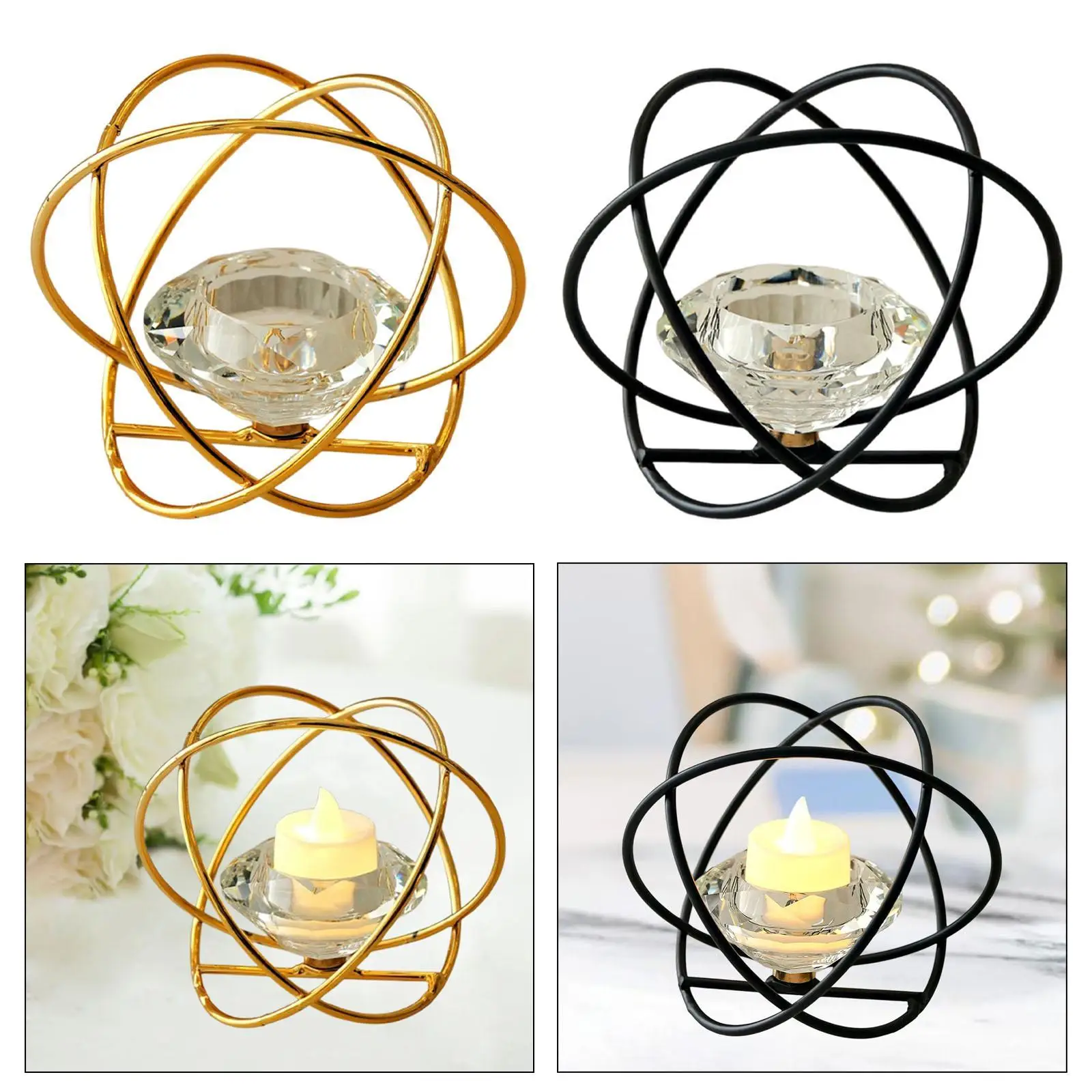 

Candlestand Candlestick Stand Minimalism Tealight Candle Holder Tea Light Candle Stand for Decor Tabletop Wedding Birthday