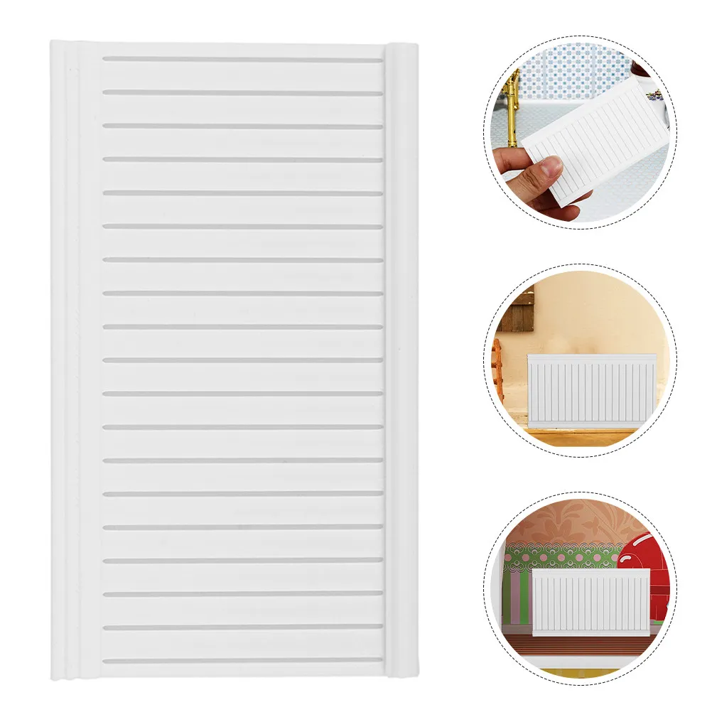 

4Pcs Miniature House Interior Wall Trims Skirting Board Molding Set Detailed Decorative Trim for Dollhouse Interior Design Wall
