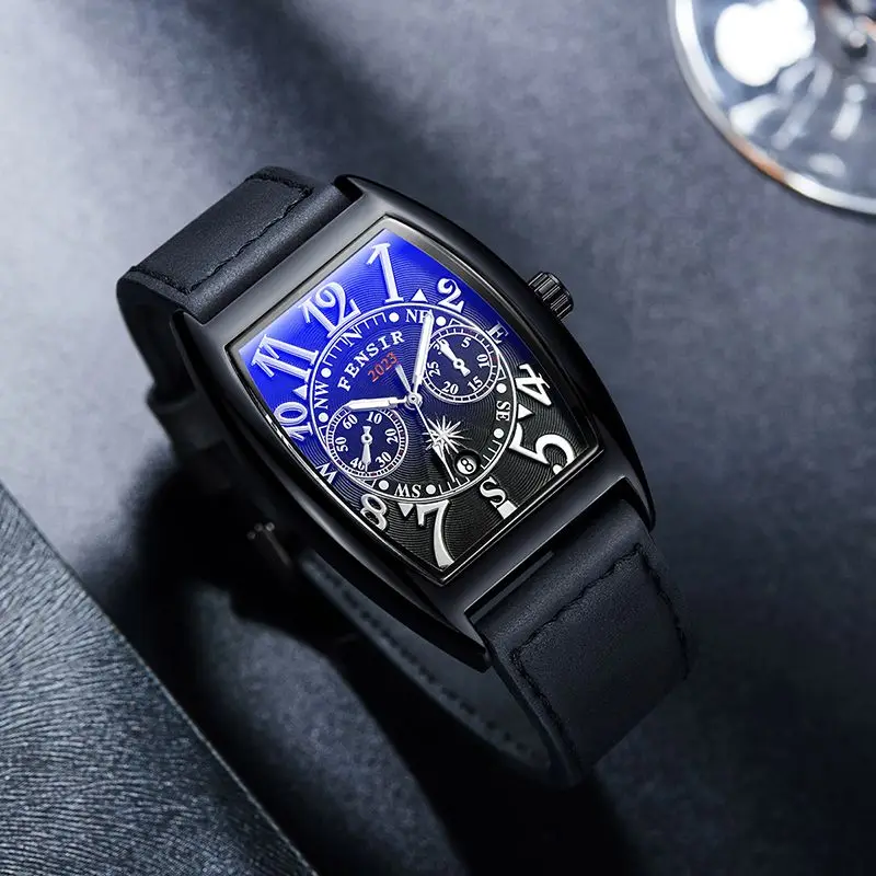 Fashion Calendar Quartz Watches Bussiness or Leisure Waterproof Watch Gifts for Men's Simple Wristwatch Clock ساعة يد رجال Male